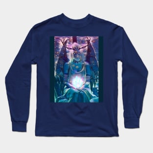 Aurora Blue Angel Demon Long Sleeve T-Shirt